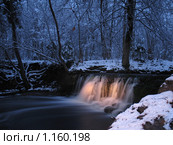 Ночной водопад. Стоковое фото, фотограф Maris Terauds / Фотобанк Лори