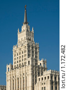 Высотное здание. Москва (2009 год). Редакционное фото, фотограф Синицын Игорь / Фотобанк Лори