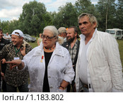 Актриса Лидия Федосеева - Шукшина и музыкант Бари Алибасов (2009 год). Редакционное фото, фотограф Free Wind / Фотобанк Лори
