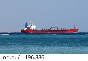 Танкер в акватории Красного моря. Стоковое фото, фотограф Алексей Зарубин / Фотобанк Лори