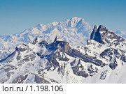 Альпы. Вид на Мон Блан. (2009 год). Стоковое фото, фотограф Есакова Мария / Фотобанк Лори
