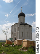 Церковь Покрова на Нерли и пасека (2009 год). Редакционное фото, фотограф Ярослава Синицына / Фотобанк Лори