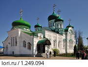 Троицкий собр Раифского монастыря (2009 год). Редакционное фото, фотограф Денис Ларкин / Фотобанк Лори
