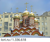 Церковь Николы на Берсеневке. 1657 г. Москва (2010 год). Стоковое фото, фотограф lana1501 / Фотобанк Лори