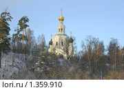 Церковь Троицы Живоначальной (1690) в Троицком-Лыково, Москва (2010 год). Стоковое фото, фотограф Наталия Шевченко / Фотобанк Лори