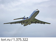 Ту-154 авиакомпании "Якутия" (2009 год). Редакционное фото, фотограф Екатерина Тарасенкова / Фотобанк Лори
