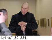 Николай Валуев на "Миротворце" в ЦДХ (2009 год). Редакционное фото, фотограф Григорий Евсеев / Фотобанк Лори
