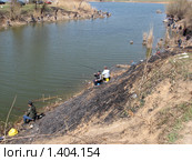 Весенняя рыбалка на Цимлянском море. Стоковое фото, фотограф Архипов Сергей Александрович / Фотобанк Лори