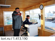 Мастер в операторской кабине (2009 год). Редакционное фото, фотограф Анатолий Матвейчук / Фотобанк Лори