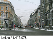 Зимний Петербург, Невский проспект (2010 год). Редакционное фото, фотограф Александр Секретарев / Фотобанк Лори