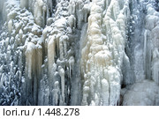 Замерзший водопад. Стоковое фото, фотограф Анастасия Некрасова / Фотобанк Лори