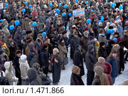 Многочисленный митинг в г.Иркутске 13 февраля 2010 г против возобновления работы Байкальского БЦБК. Редакционное фото, фотограф Игнатьев Михаил / Фотобанк Лори