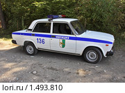 Патрульный автомобиль абхазской милиции. Стоковое фото, фотограф Владимир Сергеев / Фотобанк Лори