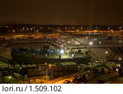 Бетонные работы ночью (2010 год). Редакционное фото, фотограф Владимир Чинин / Фотобанк Лори