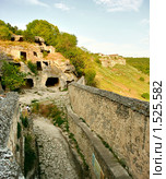 Пещерный город Чуфут-Кале, (район Бахчисарая) (2008 год). Стоковое фото, фотограф Егор Никифоров / Фотобанк Лори