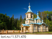 Остров Валаам. Гефсиманский скит. Церковь Успения Божией Матери. Стоковое фото, фотограф Николай Винокуров / Фотобанк Лори