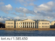 Здание Академии наук. Архитектор Д. Кваренги. Санкт-Петербург. (2007 год). Стоковое фото, фотограф Катыкин Сергей / Фотобанк Лори