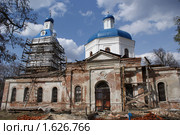 Реставрация старой церкви г. Трубчевск (2010 год). Стоковое фото, фотограф Александр Шилин / Фотобанк Лори