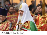 Патриаршее богослужение в Бутове, 1 мая 2010г. Редакционное фото, фотограф Дмитрий Неумоин / Фотобанк Лори