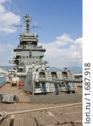 Крейсер "Михаил Кутузов". Новороссийск (2010 год). Редакционное фото, фотограф Олег Хархан / Фотобанк Лори