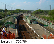 Железнодорожная станция (2010 год). Редакционное фото, фотограф Самойлова Екатерина / Фотобанк Лори