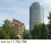 Небоскрёбы Екатеринбурга (2010 год). Редакционное фото, фотограф Людмила Банникова / Фотобанк Лори