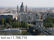 Будапешт. Вид на базилику Святого Иштвана (2006 год). Редакционное фото, фотограф Gagara / Фотобанк Лори
