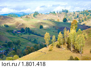 Осень в горной деревне. Стоковое фото, фотограф Юрий Брыкайло / Фотобанк Лори