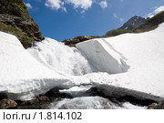 Водопад в горах Камчатка. Стоковое фото, фотограф Ирина Игумнова / Фотобанк Лори
