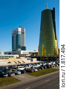 Астана. Вид на здание Парламента Республики Казахстан. (2009 год). Редакционное фото, фотограф Юлия Врублевская / Фотобанк Лори