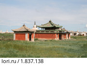 Монгольская монастырская постройка. Стоковое фото, фотограф Ален Лагута / Фотобанк Лори