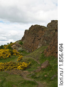 Скалы парка Холируд в Эдинбурге (2010 год). Стоковое фото, фотограф Борис Иванов / Фотобанк Лори