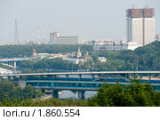 Лужнецкий метромост. Москва (2010 год). Редакционное фото, фотограф E. O. / Фотобанк Лори