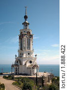 Малореченское, Крым. Храм-маяк Николая Мирликийского (Чудотворца) (2010 год). Стоковое фото, фотограф Дмитрий Лукин / Фотобанк Лори