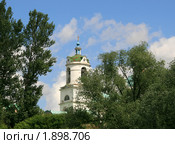 Колокольня. Церковь Николая Чудотворца в селе Ермолино (2010 год). Стоковое фото, фотограф Щеголева Ольга / Фотобанк Лори
