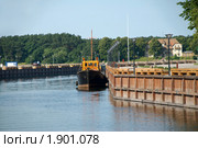 Вид на Куршскую косу со стороны Клайпеды (2009 год). Редакционное фото, фотограф Елена Галачьянц / Фотобанк Лори