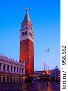 Кампанилла Сан-Марко, Венеция. Campanilla (Bell Tower of San Marco)/ Venice (2009 год). Стоковое фото, фотограф HelgaTor / Фотобанк Лори