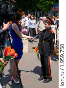 Интервью юного суворовца (2010 год). Редакционное фото, фотограф Евгений Ореховский / Фотобанк Лори