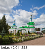 Раифский Богородицкий монастырь - Церковь в честь Святых Отцов в Синае и Раифе избиенных. Стоковое фото, фотограф Иван Сазыкин / Фотобанк Лори