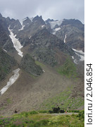 Цейский ледник. Северная Осетия (2010 год). Стоковое фото, фотограф Бирюкова Татьяна / Фотобанк Лори
