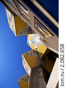 Кубические дома в Роттердаме (2009 год). Стоковое фото, фотограф Анастасия Золотницкая / Фотобанк Лори
