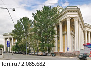 Центральный академический театр Российской армии на Суворовской площади. Фрагмент (2010 год). Редакционное фото, фотограф Алёшина Оксана / Фотобанк Лори