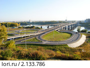 Кузнецкий мост через реку Томь, г.Кемерово. Стоковое фото, фотограф Татьяна Королева / Фотобанк Лори