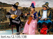 Казахские национальные исполнители (2010 год). Редакционное фото, фотограф Камбулина Татьяна / Фотобанк Лори