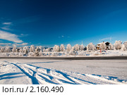 Зимняя дорога. Стоковое фото, фотограф Виталий Романович / Фотобанк Лори