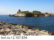 Остров с башней (sa Torre). Иллетес (Illetes). Пальма-де-Майорка (Испания). (2010 год). Стоковое фото, фотограф Вадим Хомяков / Фотобанк Лори