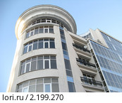 Фрагмент современного здания, Екатеринбург (2010 год). Стоковое фото, фотограф Людмила Банникова / Фотобанк Лори
