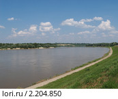 Польша. Панорама Вислы (2010 год). Стоковое фото, фотограф Ирина Борсученко / Фотобанк Лори