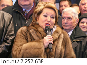 Валентина Матвиенко. Губернатор Санкт-Петербурга. (2010 год). Редакционное фото, фотограф Александр Тарасенков / Фотобанк Лори
