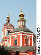 Храм Преподобного Пимена, что в Новых Воротниках в Сущеве (1658 г.) (2010 год). Стоковое фото, фотограф lana1501 / Фотобанк Лори